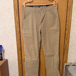 Eddie Bauer Tan Khaki Cargo Pants